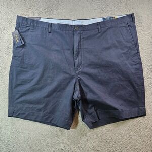 NWT Polo Ralph Lauren Chino Shorts Mens 54B Flat Front Classic Fit‎ 9" Navy Blue